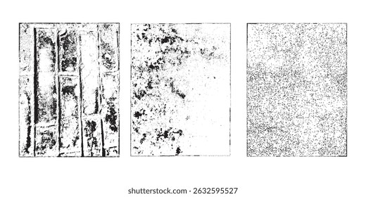 Grunge Urban Backgrounds set.Texture Vector.Dust Overlay Distress Grain ,Simply Place illustration over any Object to Create grungy Effect .abstract,splattered , dirty, texture for your design. 