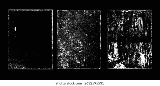 Grunge Urban Backgrounds set.Texture Vector.Dust Overlay Distress Grain ,Simply Place illustration over any Object to Create grungy Effect .abstract,splattered , dirty, texture for your design. 