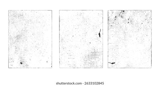 Grunge Urban Backgrounds set.Texture Vector.Dust Overlay Distress Grain ,Simply Place illustration over any Object to Create grungy Effect .abstract,splattered , dirty, texture for your design.
