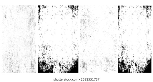 Grunge Urban Backgrounds set.Texture Vector.Dust Overlay Distress Grain ,Simply Place illustration over any Object to Create grungy Effect .abstract,splattered , dirty, texture for your design. vector