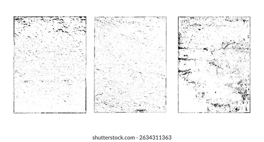 Grunge Urban Backgrounds set.Texture Vector.Dust Overlay Distress Grain ,Simply Place illustration over any Object to Create grungy Effect .abstract,splattered , dirty, texture for your design.

