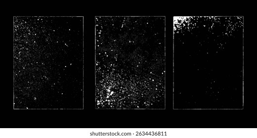 Grunge Urban Backgrounds set.Texture Vector.Dust Overlay Distress Grain ,Simply Place illustration over any Object to Create grungy Effect .abstract,splattered , dirty, texture for your design.
