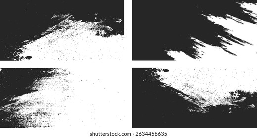 Grunge Urban Backgrounds set.Texture Vector.Dust Overlay Distress Grain ,Simply Place illustration over any Object to Create grungy Effect .abstract,splattered , dirty, texture for your design. vector