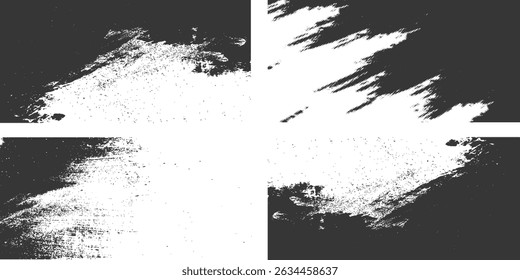 Grunge Urban Backgrounds set.Texture Vector.Dust Overlay Distress Grain ,Simply Place illustration over any Object to Create grungy Effect .abstract,splattered , dirty, texture for your design. vector