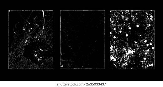 Grunge Urban Backgrounds set.Texture Vector.Dust Overlay Distress Grain ,Simply Place illustration over any Object to Create grungy Effect .abstract,splattered , dirty, texture for your design.
