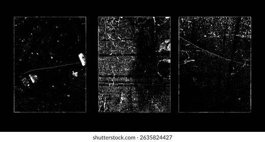 Grunge Urban Backgrounds set.Texture Vector.Dust Overlay Distress Grain ,Simply Place illustration over any Object to Create grungy Effect .abstract,splattered , dirty, texture for your design.
