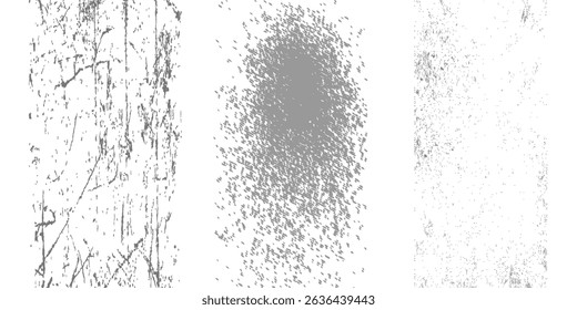 Grunge Urban Backgrounds set.Texture Vector.Dust Overlay Distress Grain ,Simply Place illustration over any Object to Create grungy Effect .abstract,splattered , dirty, texture for your design. eps 10