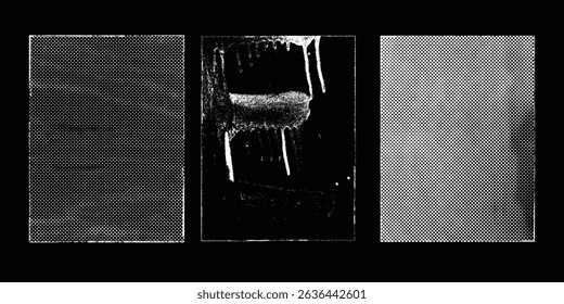 Grunge Urban Backgrounds set.Texture Vector.Dust Overlay Distress Grain ,Simply Place illustration over any Object to Create grungy Effect .abstract,splattered , dirty, texture for your design.