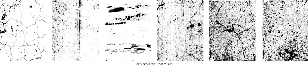 Grunge Urban Backgrounds set.Texture Vector.Dust Overlay Distress Grain ,Simply Place illustration over any Object to Create grungy Effect .abstract,splattered , dirty, texture for your design.
