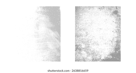 Grunge Urban Backgrounds set.Texture Vector.Dust Overlay Distress Grain, Simply Place illustration over any Object to Create grungy Effect. modern illustrationr