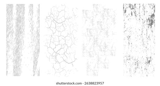 Grunge Urban Backgrounds set.Texture Vector.Dust Overlay Distress Grain ,Simply Place illustration over any Object to Create grungy Effect .abstract,splattered , dirty, texture for your design. vector
