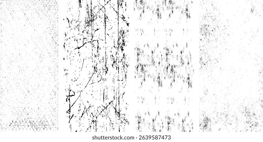 Grunge Urban Backgrounds set.Texture Vector.Dust Overlay Distress Grain ,Simply Place illustration over any Object to Create grungy Effect .abstract,splattered , dirty, texture for your design. vector