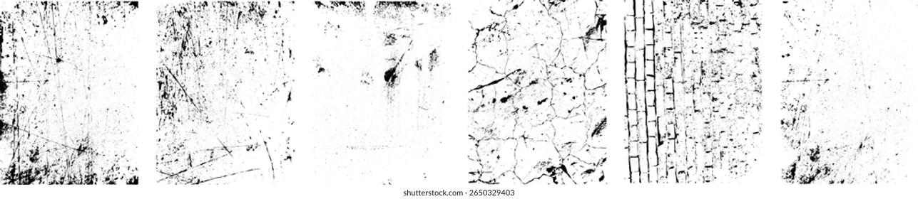 Grunge Urban Backgrounds set.Texture Vector.Dust Overlay Distress Grain ,Simply Place illustration over any Object to Create grungy Effect .abstract,splattered , dirty, texture for your design.
