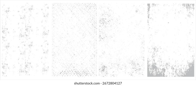 Grunge Urban Backgrounds set.Texture Vector.Dust Overlay Distress Grain ,Simply Place illustration over any Object to Create grungy Effect .abstract,splattered , dirty, texture for your design. vector