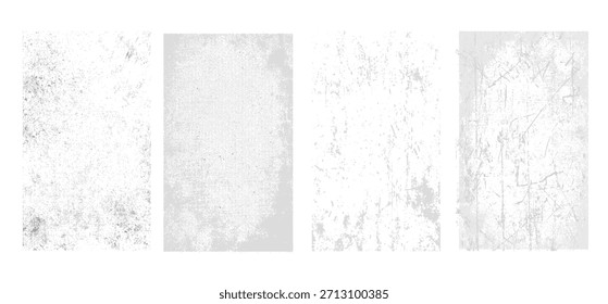 Conjunto de fondos Urbanas de grunge. Vector de textura. Superposición de polvo Grano de angustia, simplemente coloque la ilustración sobre cualquier objeto a Create Efecto grungy. abstracto, salpicado, sucio, textura para su diseño. Vector