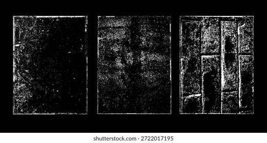 Conjunto de fondos Urbanas de grunge. Vector de textura. Superposición de polvo Grano de angustia, simplemente coloque la ilustración sobre cualquier objeto a Create efecto grungy. abstracto, salpicado, sucio, textura para su diseño. 