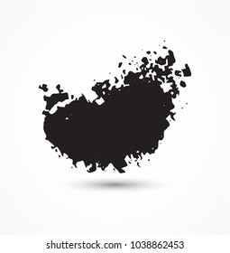 Grunge Urban Background.Stain Texture Vector.Dust Overlay Distress Grain ,Simply Place illustration over any Object to Create grungy Effect .abstract,splattered , dirty,poster for your design. 