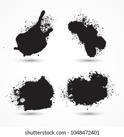 Grunge Urban Background.Stain Texture Vector.Dust Overlay Distress Grain ,Simply Place illustration over any Object to Create grungy Effect .abstract,splattered , dirty,poster for your design. 