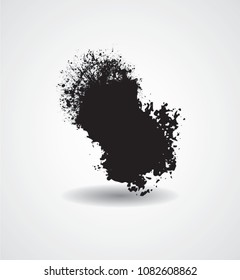 Grunge Urban Background.Stain Texture Vector.Dust Overlay Distress Grain ,Simply Place illustration over any Object to Create grungy Effect .abstract,splattered , dirty,poster for your design. 