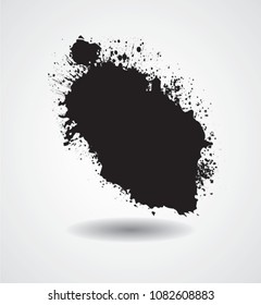 Grunge Urban Background.Stain Texture Vector.Dust Overlay Distress Grain ,Simply Place illustration over any Object to Create grungy Effect .abstract,splattered , dirty,poster for your design. 