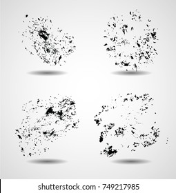 Grunge Urban Background.Stain Texture Vector.Dust Overlay Distress Grain ,Simply Place illustration over any Object to Create grungy Effect .abstract,splattered , dirty,poster for your design. 