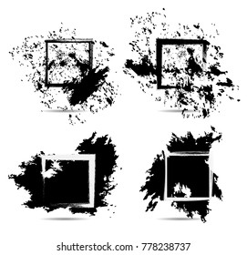 Grunge Urban Background.Stain Texture Vector.Dust Overlay Distress Grain ,Simply Place illustration over any Object to Create grungy Effect .abstract,splattered , dirty,poster for your design. 