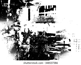 Grunge Urban Background.Texture Vector.Dust Overlay Distress Grain ,Simply Place illustration over any Object to Create grungy Effect .abstract,splattered , dirty,poster for your design. 