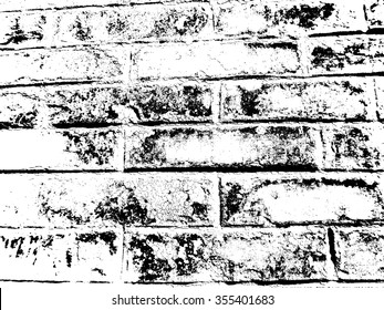 Grunge Urban Background.Texture Vector.Dust Overlay Distress Grain ,Simply Place illustration over any Object to Create grungy Effect .abstract,splattered , dirty,poster for your design.  Brick Wall .