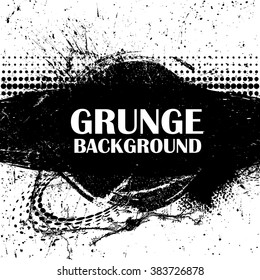 Grunge Urban Background.Texture Vector.Dust Overlay Distress Grain ,Simply Place illustration over any Object to Create grungy Effect .abstract,splattered , dirty,poster for your design. 