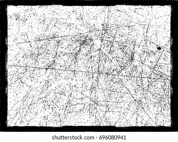 Grunge Urban Background.Texture Vector.Dust Overlay Distress Grain ,Simply Place illustration over any Object to Create grungy Effect .abstract,splattered ,,poster with border frame for your design. 