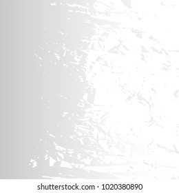 Grunge Urban Dust Distress Grain Overlay Texture for your amazing creative design. Coal graphic. Ink. Graphite. Dirty splatter space. Grey White background. White texture.