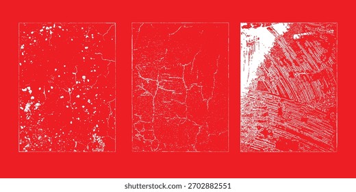 Grunge Urban Framed Background.Texture Vector. Dusty, overlay distress texture set with tiny border frames create grungy effect . Splattered , dirty, texture ideal for your design.
