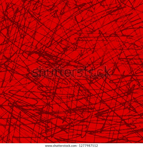 Grunge Urban Redbrown Aggressive Background Handdrawn Stock Vector Royalty Free 1277987512