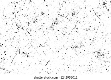 Grunge urban scratched surface is grainy with scratches and rusty dirty spots like a billet or background. Vector illustration