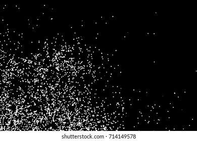 Grunge urban textured background. Sparkle dust overlay, glitter distress grain. Template to create grungy dusty abstract effect on the card or flyer. Dirty vintage poster surface. Vector.