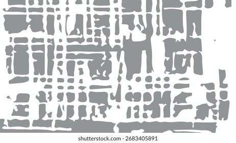 Grunge Urban Vector abstrakte Grunge-Textur mit großen und kleinen groben Körnern. Grange, Buchdruckhintergrund. Schablone Tintenfarbe Grenzen. Nahtlose Schraffur mit Grunge-Stoff