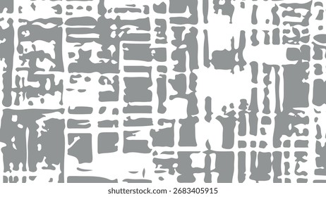 Grunge Urban Vector abstrakte Grunge-Textur mit großen und kleinen groben Körnern. Grange, Buchdruckhintergrund. Schablone Tintenfarbe Grenzen. Nahtlose Schraffur mit Grunge-Stoff