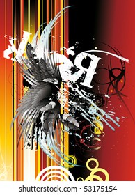grunge urban vector illustration
