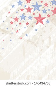 grunge usa background with stars, vector illustration