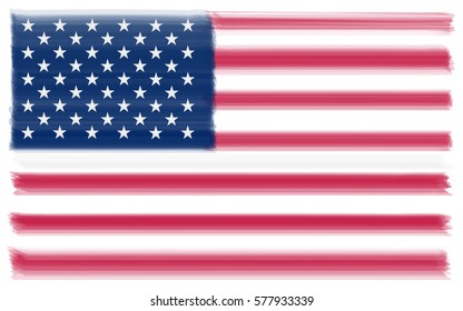 Grunge USA flag.