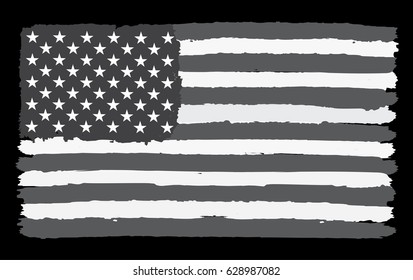 Grunge USA flag.
