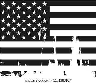 Grunge American Flagvector Flag Usa Stock Vector (Royalty Free ...