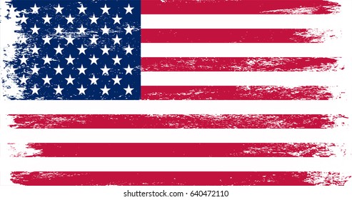 Grunge Usa Flag American Flag Grunge Stock Vector (Royalty Free ...