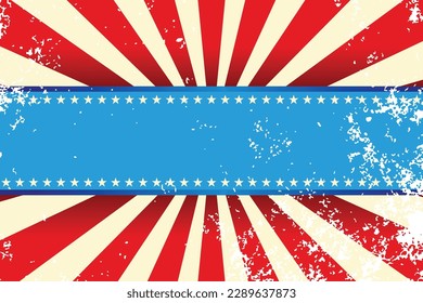 Grunge USA style background. eps version 10