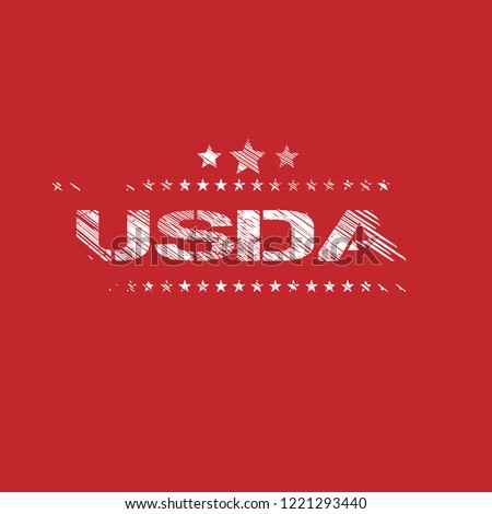 Grunge USDA emblem, label, badge, logo, seal. grunge stamp