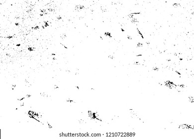 Grunge Used dirty background. Distress urban frame texture. Brushed black paint cover. Overlay aged grany messy template. Renovate wall grimy backdrop. Empty aging design element. EPS10 vector.