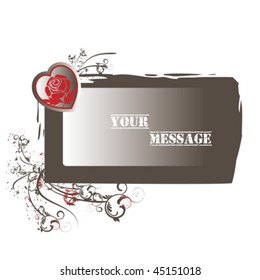 Grunge Valentine Banner
