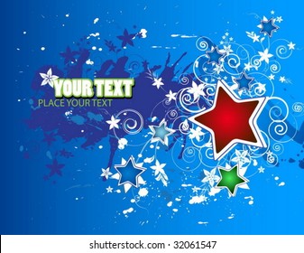 Grunge vector abstract design
