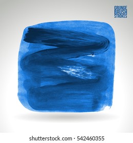 Grunge vector abstract - painted brush stroke.