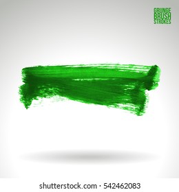 Grunge vector abstract - painted brush stroke.